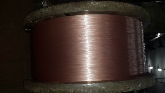 Bronze Coated Vehicle Tire Bead Wire with Dia 0.9mm , 2260N Break Force