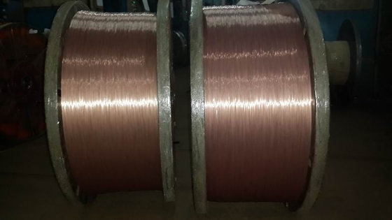 Diameter 2.4MM Tire Bead Wire For Vehicles , Copper Coat Bead Wire