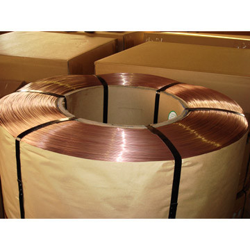 0.96mm Tire Bead Copper Coated Steel Wire Tempered , 2100Mpa Tensile Strength
