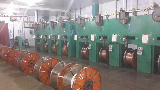 0.96mm Tire Bead Copper Coated Steel Wire Tempered , 2100Mpa Tensile Strength