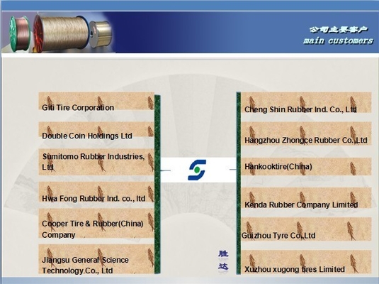 Bronze Coated Vehicle Tire Bead Wire with Dia 0.9mm , 2260N Break Force
